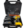 Llave de impacto Acker Tools de 320Nm con batería de 21V instalada, diseño ergonómico y compacto, ideal para trabajos mecánicos de intensidad media.