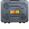 Maleta rígida Acker Tools para llave de impacto de 320Nm, vista exterior, diseñada para proteger y transportar la herramienta y sus accesorios.