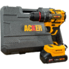 Taladro inalámbrico Acker Tools de 21V con 3 baterías de litio recargables, ideal para perforación, atornillado y trabajos profesionales sin interrupciones.